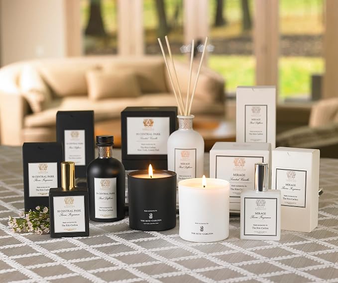 The Ritz-Carlton Green Tea Candle by Antica Farmacista - Notes of Bergamot, Lemon, Peppercorn, Bulgarian Rose, and Green Tea - 9 oz.