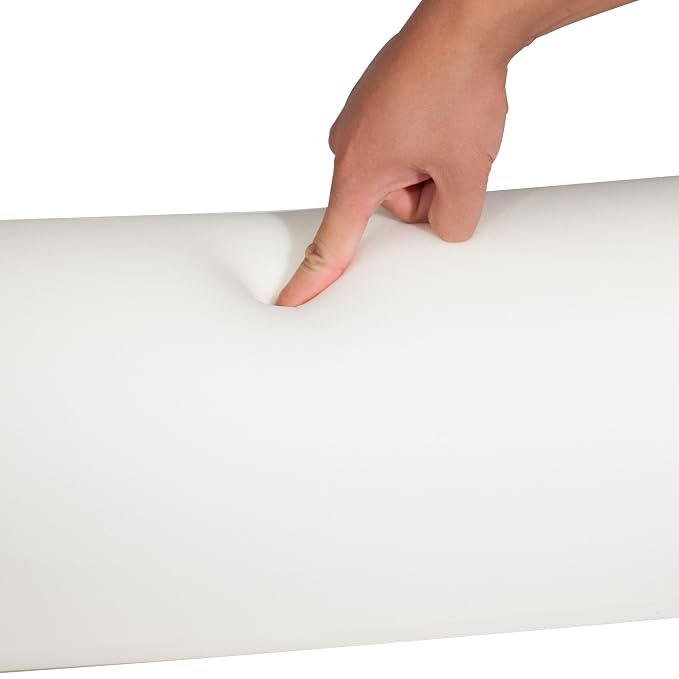 Master Massage 6"x26" Large Half Round Bolster Pillow – Cream, Semi-Round Cushion for Massage Tables, Yoga, and Physical Therapy