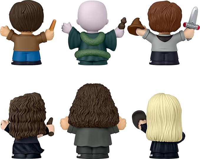 Little People COLLECTOR Harry Potter and The Deathly Hallows Special Edition Set for Fans, 6 Figures in a Display Package