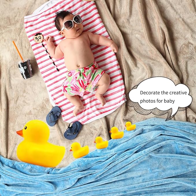 No Bebe Waterproof 5Pcs 2 inch Rubber Yellow Duck/Ducikes Bath/Pool/Water Float Toy Stuffed with Sealed Plug Without Hole or with No Hole for Kids in Bulk