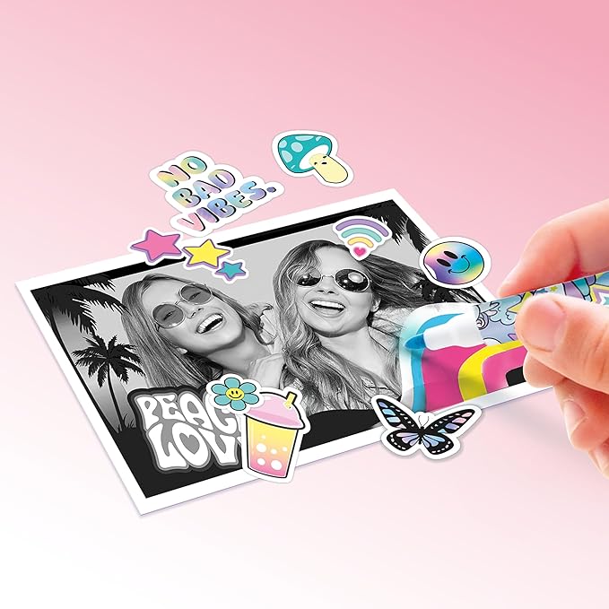 Photo Creator 3-in-1 Instant Camera for Kids – Pink; Camera, Instant Printer & Photo Booth with Fun Frames & Filters
