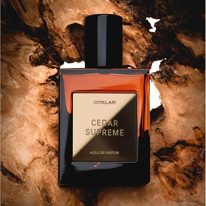 CYKLAR Perfume Oil for Skin – Cedar Supreme Scent – Crisp, Aromatic & Warm Perfume Fragrance with Bergamot, Lavender & Cedarwood Notes – Travel-Friendly 15ml