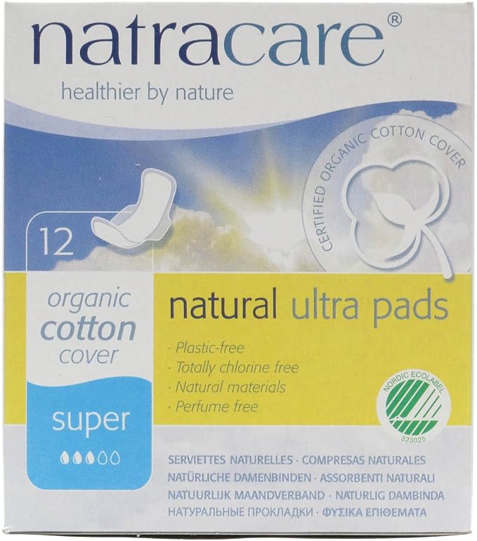 NATRACARE PADS,SUPER,ULT W/WINGS, 12 CT (Pack of 2)