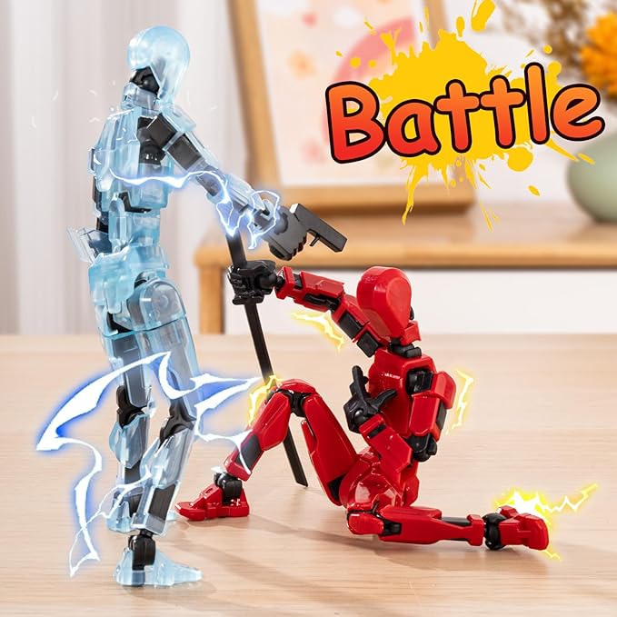 T13 Action Figure Set - 4PCS Titan 13 Action Figures - 3D Printed Toys - Fun and Educational