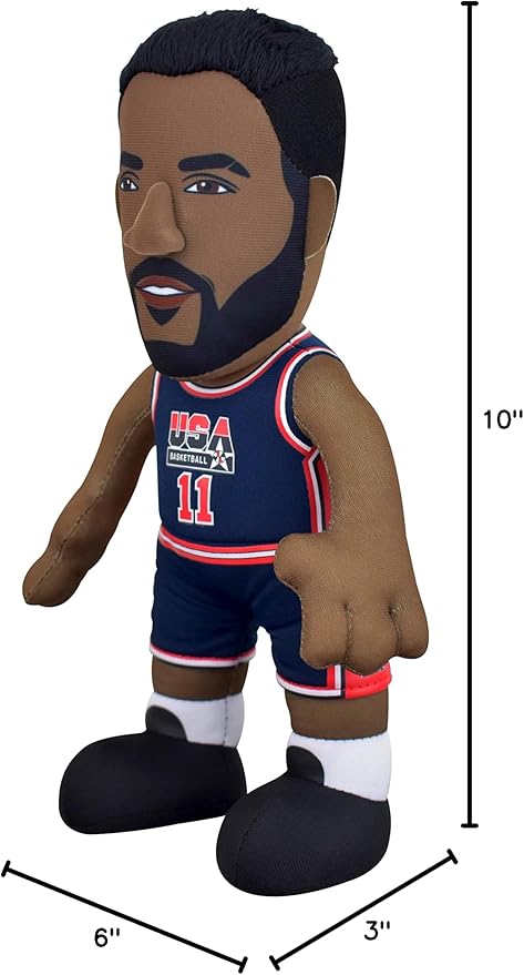 Bleacher Creatures USA Basketball Karl Malone 10" Plush Figure- A Dream Teamer for Play or Display
