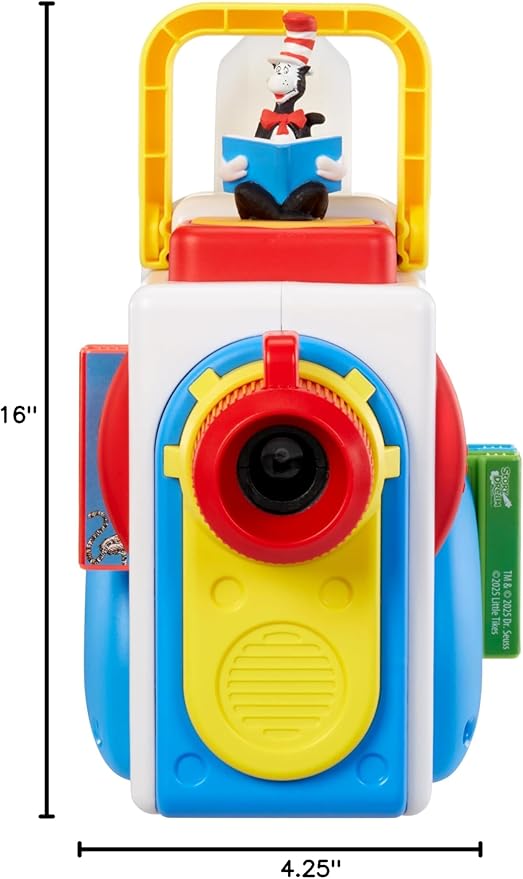 Little Tikes Story Dream Machine Dr. Seuss Starter Pack, Storytime, Books, Audio Play Character, Gift and Toy for Toddlers and Kids Girls Boys Ages 3+ Years