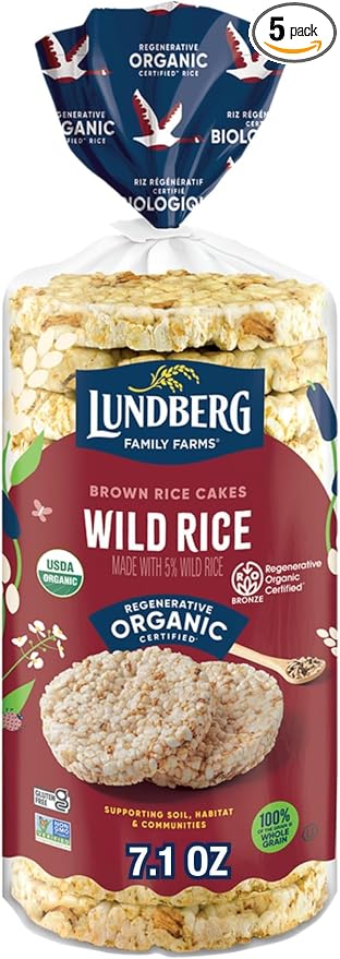 Lundberg Rice Cake Wild Rice Org 8.5 OZ (Pack of 5)