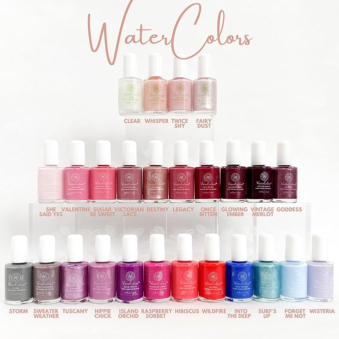 Honeybee Gardens Water-Based Nail Enamel, Forget Me Not, Matte Opaque Light Pastel Blue, Eco-Friendly, Odorless & Vibrant Polish, 0.5 fl oz