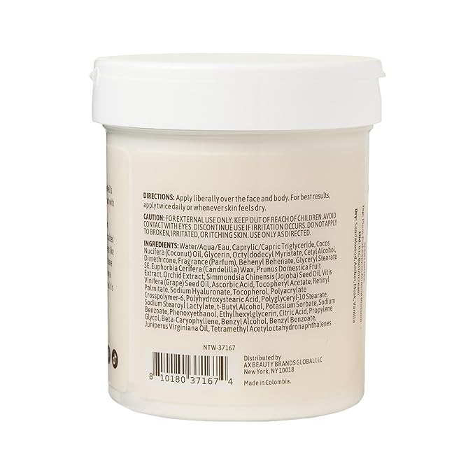 NATURE WELL Orchid & Plum Hydrate & Refresh Moisturizing Body Cream, Infused with Natural Oils & Extracts, Non-Greasy, Lightweight Texture, Helps Lock in Moisture for Soft, Silky, & Supple Skin,16 Oz