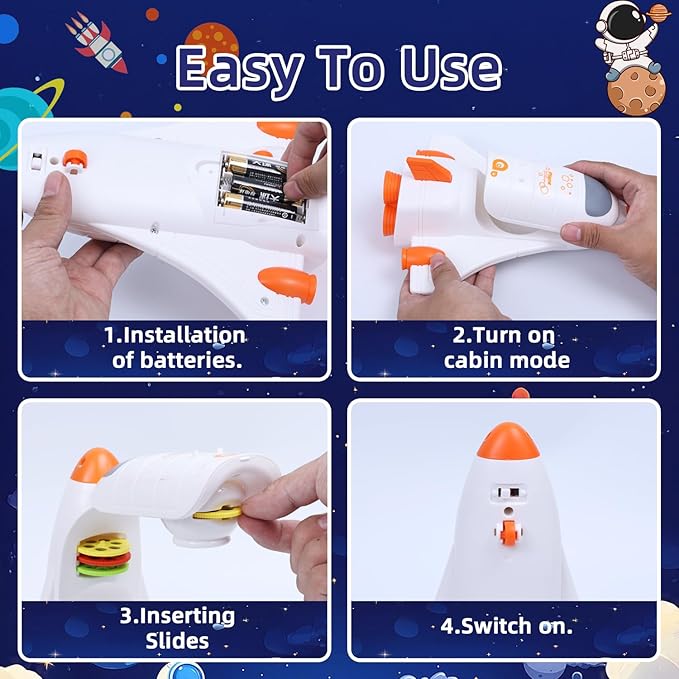 Drawing Projector for Kids Tracing Drawing Projector Smart Art Sketcher Projector Toys for 3 4 5 6 7 8 Year Old Boys Girls Gifts (White)