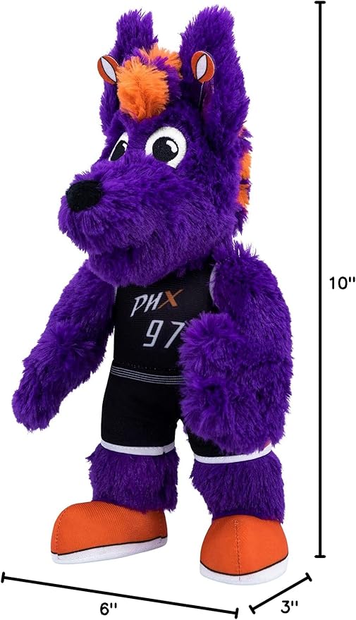 Bleacher Creatures Phoenix Mercury Scorch 10" Mascot Plush Figure - A Mascot for Play or Display