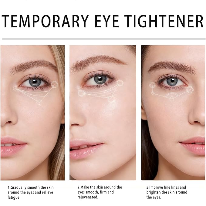 Perfection Eye Tightener, Instant Firming Primer with Hyaluronic Acid & Vitamin E, Lightweight Easy-Wear Formula for Fine Lines & Wrinkles, Ultimate Lift & Smooth Finish (2 Pack)