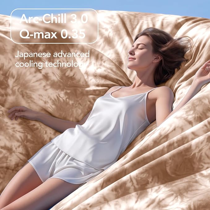 Cooling Blanket Throw 50"x70" for Hot Sleepers | Cold Summer Soft Blanket for Bed Couch and Travel Absorbs Heat Q-Max>0.35 Cool Lightweight Throw for Night Sweats Menopause
