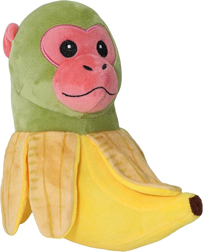 Italian Brainrot Plush,11 inch Chimpanzini Bananini Toy Gift,Cute Stuffed Figure Doll for Kids and Adults Inspired Plush Toy