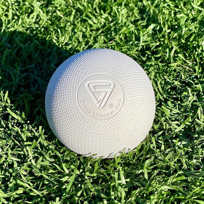 CRANKSHOOTER Lacrosse Ball Set, TX1 Extreme Grip™ Elite Game Balls, Enhanced Feel & Grip, 10 Dozen (Qty 120 /case), NOCSAE, NCAA, NFHS, and SEI Certified. Available in White, Yellow, Orange & Bright Green