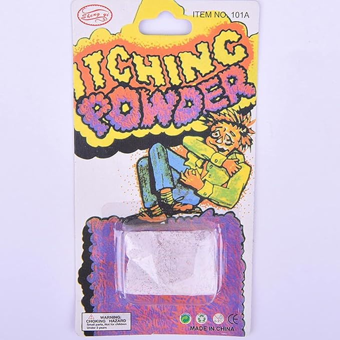 2Pcs Purple Helpful Funny Powder Safe Broken Glass Itching Powder Feminine Powders Ength of Product is 14cm and The Width is 7.5cm Easy to Carry, Feminine Powders