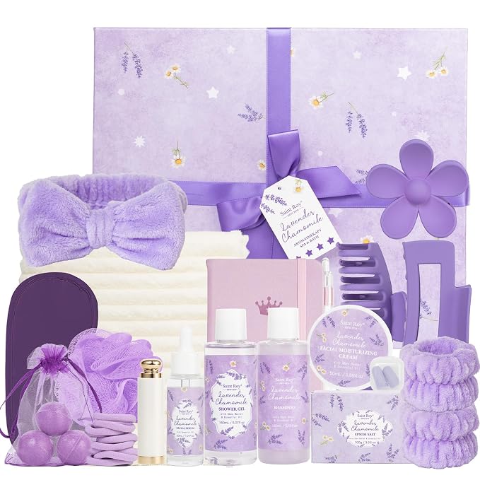 Get Well Soon Gifts for Women, 33 Pcs XXL Bath and Body Gift, Skin Care Set | Self Care Gifts Set, Mother's Day, Birthday, Home Spa Kit, Holiday, Christmas, facial care kit for Mom Her Wife Girlfriend