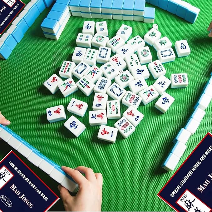 TAECHU 2025 Mahjong Cards Guide Rules American Official Revision - Large Print - 4Pcs