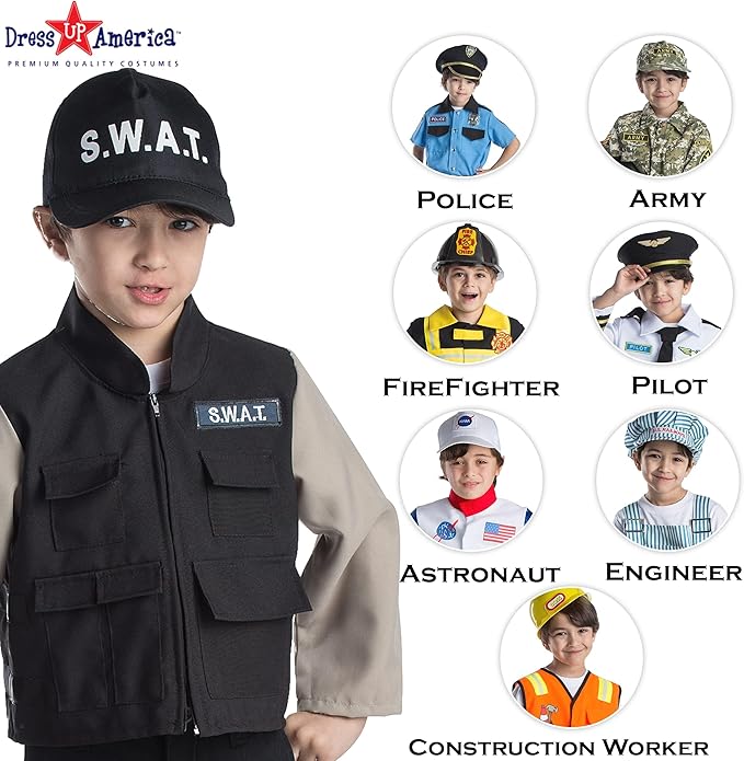 Dress Up America Dress-Up Costumes - Kids Pretend Play Sets - Role-Play Costume Clothes for Toddlers