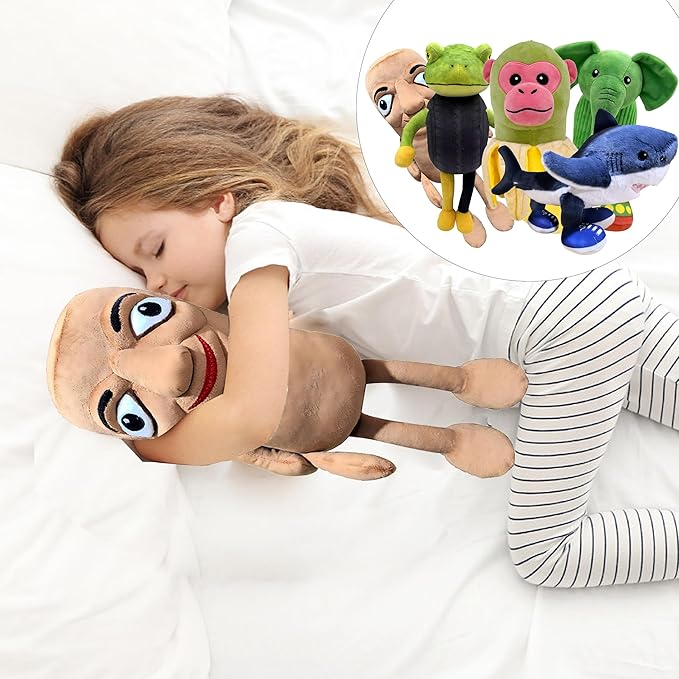Zenitsu Italian Brainrot Plush Expressive Doll Funny & Unique Gift for Boys and Girls, Creative Home Dรฉcor Plush Toy for Christmas, Birthday (5pcs-2)