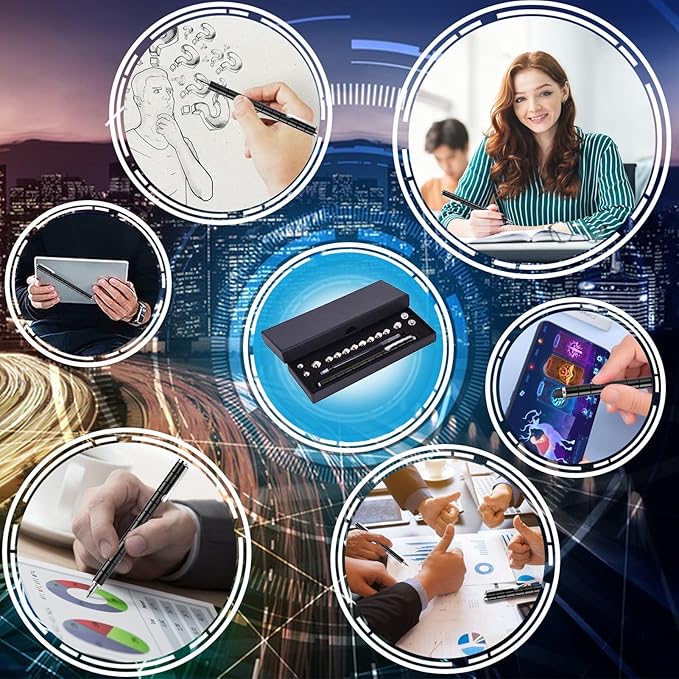 Fidget Pens Birthday Gifts for Men - Novelty Christmas Stocking Stuffers for Teen Boys, Unique Birthday Gifts for Young Men Women Him Her Teenage Boys Girls, Cool Gadget Stress Relief Toys for Adults