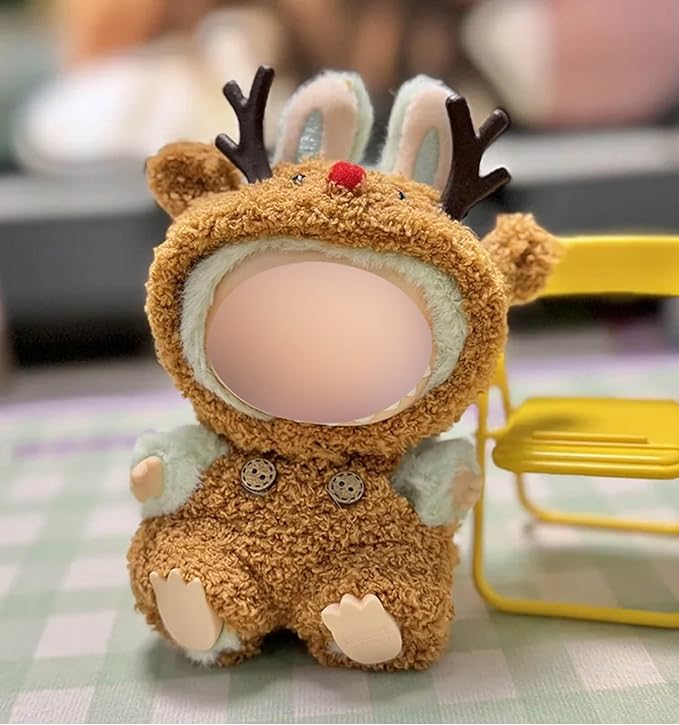 17cm Doll Clothes Accessories Outfits Cute Clothes Stylish Set (NO Doll) Brown Deer