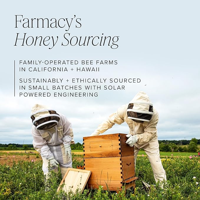 Farmacy Honey Milk Face Essence - Hydrating Milky Toner with Honey, Ceramides + Chamomile - Helps Strengthen Skin Barrier + Replenish Moisture - Soothing + Calming Skincare (10ml)