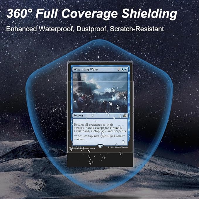 300 Pack Card Sleeves, Perfect Fit Inner Sleeves Ideal for Double-Sleeving, Trading Card Sleeve Compatible with MTG, TCG, Gaming Cards