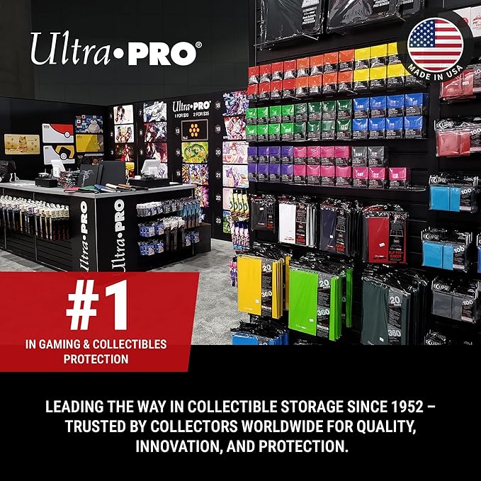 Ultra Pro Trading Card Sleeves – 9 Pocket Card Sleeves for Binder – Platinum Series Pages for Cards & Memorabilia – Archival Safe, UV Protection & 3-Ring Binder Compatible – 100 Pages, Made in USA