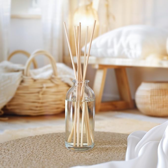 Urban Naturals Lilac Blossoms Reed Diffuser Set | Made with Essential Oils & Real Botanicals | Lily of The Valley, Violets & Lilac | Made in the USA
