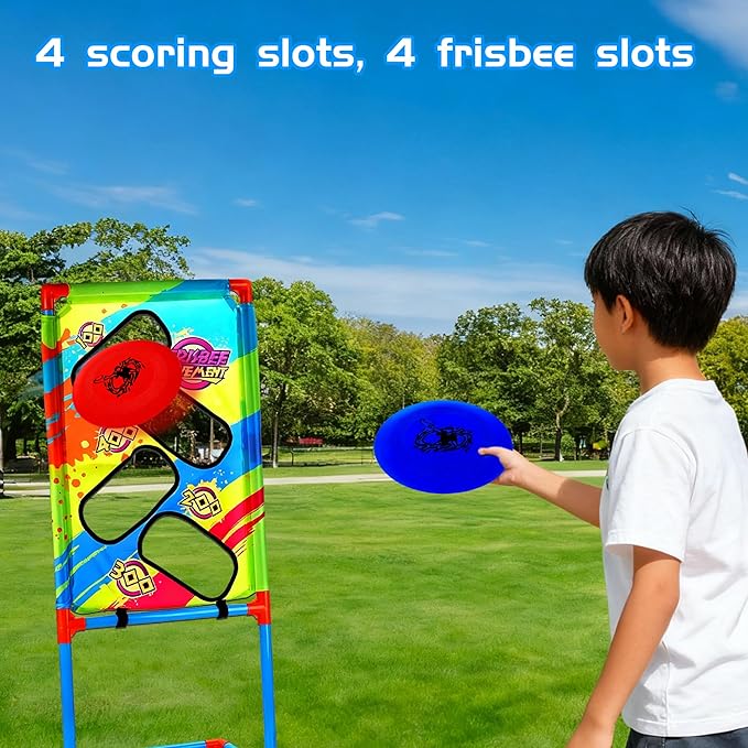 Educational Flying Disc Set for Kids Indoor Outdoor Math Learning Game Fun Family Activity