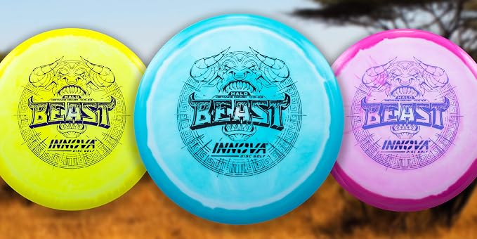 Innova Halo Star Beast Disc Golf Driver – Long Distance Disc Golf Driver (Colors Will Vary)