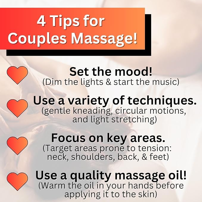 Desire Sensual Massage Oil for Date Night | Perfect for Couples | Hydrating Vanilla Body Oil | All Natural with Sweet Almond, Grapeseed & Jojoba for Smooth Glide 8oz