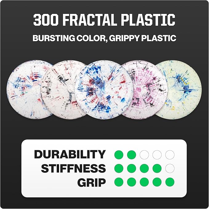 Prodigy Fractal Disc Golf Set | 3 Piece Disc Golf Starter Set for Beginners | Includes PA3, M4, F7 | Perfect for Newer Players | Lightweight, Grippy Plastic w/ Splash Effect | Weights & Colors Vary