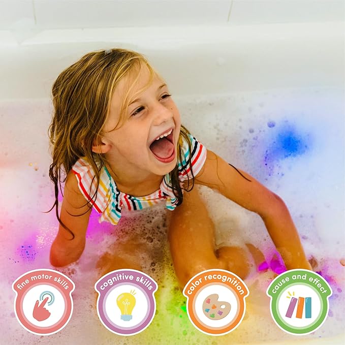 Glo Pals x Sesame Street Water-Activated Light-Up Cubes Bundle for Sensory Play - 12 Packs (Sunny Days are Here) - Valentine Day Gift