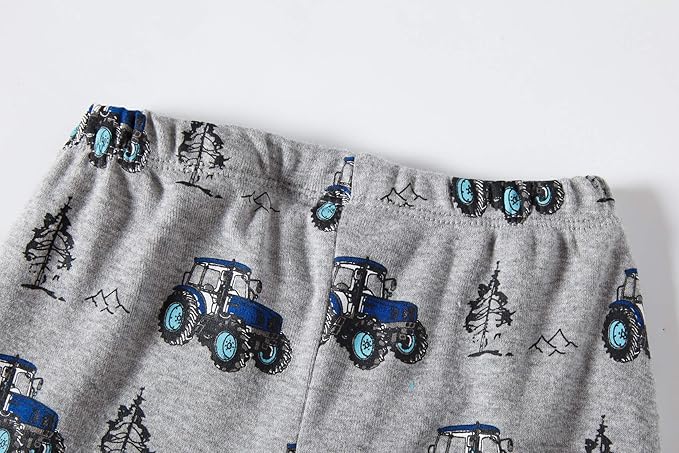 KikizYe Little Big Boys Girls Pajamas Set Kids PJs 100% Cotton Sleepwear