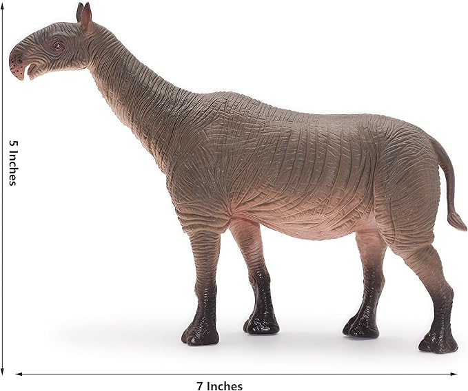 Gemini&Genius Paraceratherium Animals Action Figure Toys for Kids (Giant Rhinoceros)