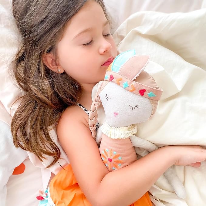 Mon Ami Claire The Bohemian Princess Stuffed Doll - 25”, Plush Tribal Doll for Girls, Use as Toy or Room Decor, Gift for Kids of All Ages