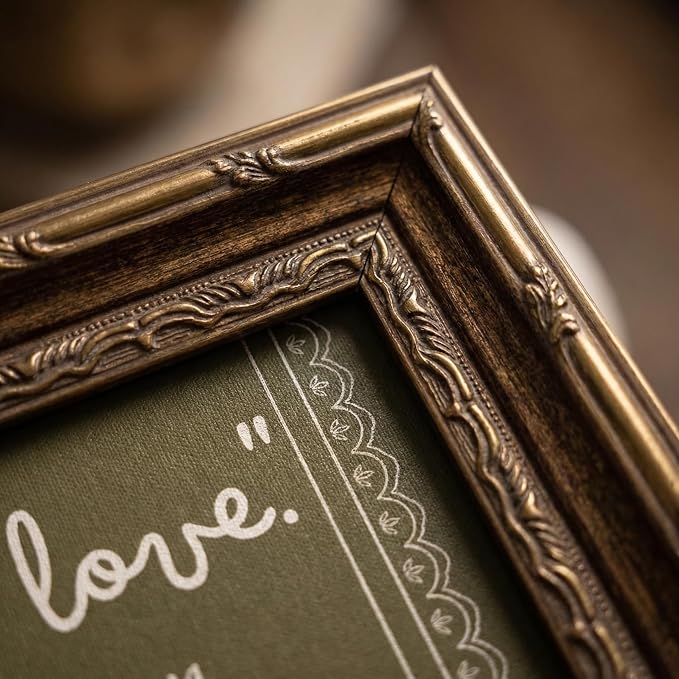 Framed Inspirational Bible Verse Wall Art Print “Let All That You Do Be Done with Love” Scripture Quote Picture with Vintage Christian Wall Decor for Living Room Bedroom Office 12x16 Inches