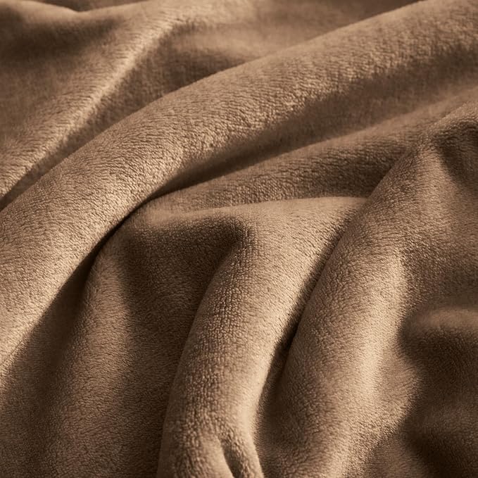KMUSET Fleece Blanket Grey Queen Size Lightweight Cozy Plush Microfiber Solid Blanket Factory Shop