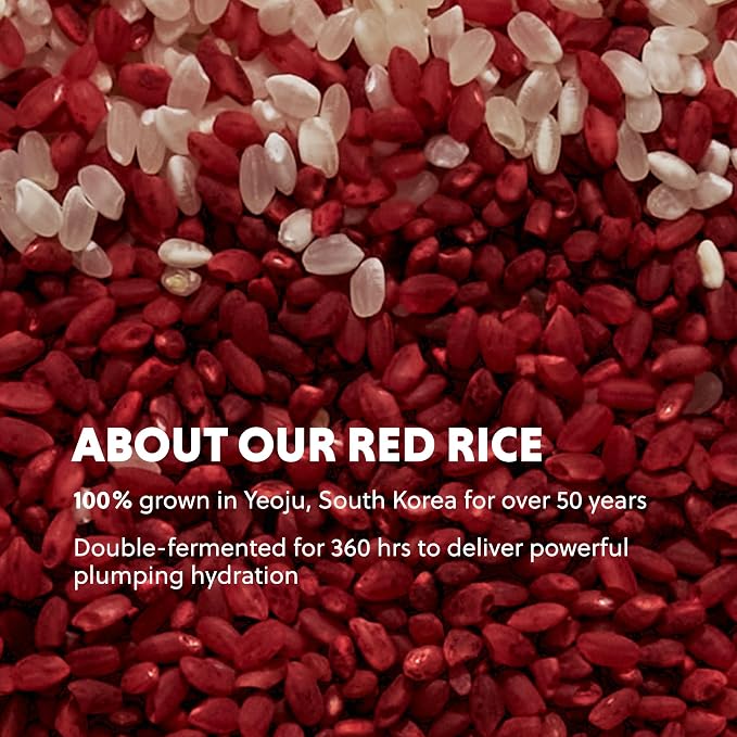HANYUL Red Rice Hydrating Serum with Vegan Ceramide & Squalane | Korean Face Serum for Plumping Hydration, Radiant Skin Glow, Slow Aging, Firming & Barrier Support | For All Skin Types