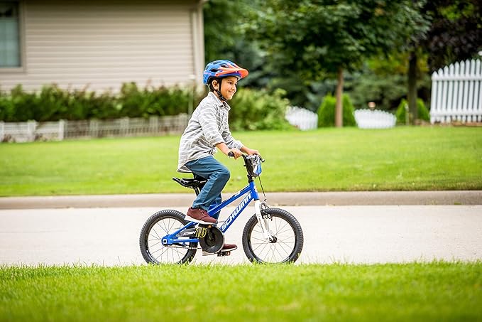 Schwinn Elm and Koen Bike or Balance Bike, 12-18 Inch Bike for Kids Ages 2-13, Black, Blue, Red, Teal, Pink or Purple, SmartStart Ergonomic Design, Adjustable Seat Grows with Child, Training Bicycle