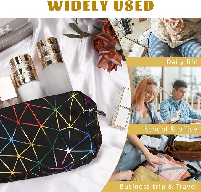 Period Bags, Tampon Holder for Purse, Waterproof Portable Leather Period Pouch, Sanitary Napkin Storage Bag, Black Makeup Bag Set, Pad Pouches for Period