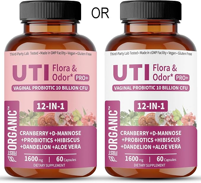 Women’s Advanced Intimate Care Probiotic | Vaginal Microflora & Daily Support for Urinary Tract, Yeast, Odor & pH Balance | Cranberry, D-Mannose & Hibiscus | Vegan, Non-GMO, 3rd-Party Tested, 60Caps