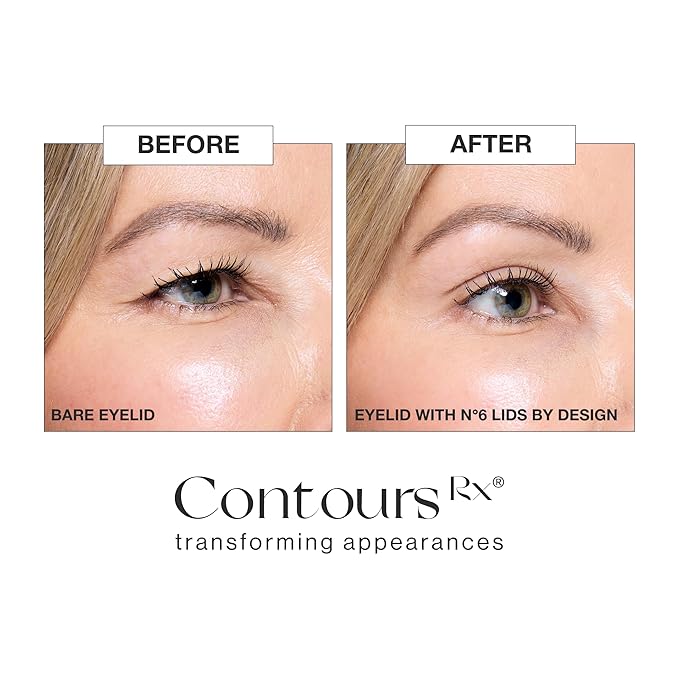 Contours Rx Lids by Design – N°5 Transparent Instant Eyelid Lift Strips for Casual Mild to Moderate Hooded Lids – Medical-Grade, Anti-Aging Eyelid Tape – 80 Count