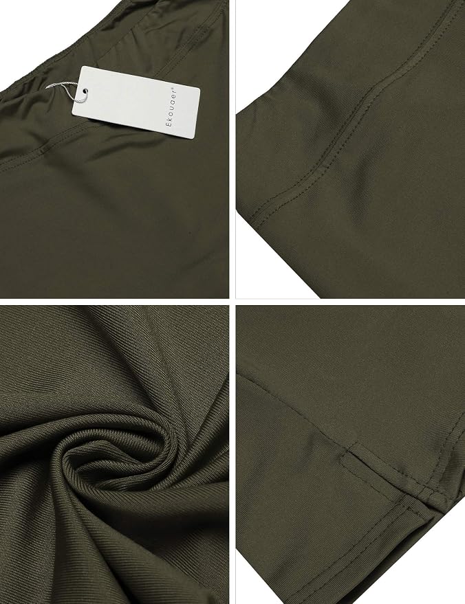 Ekouaer Women's Active Performance Skort Lightweight Skirt for Golf Tennis | Built-in Shorts, A Line, High Waisted, Tummy Control, Pickleball, Running, Workout, Sports, Skorts for Woman
