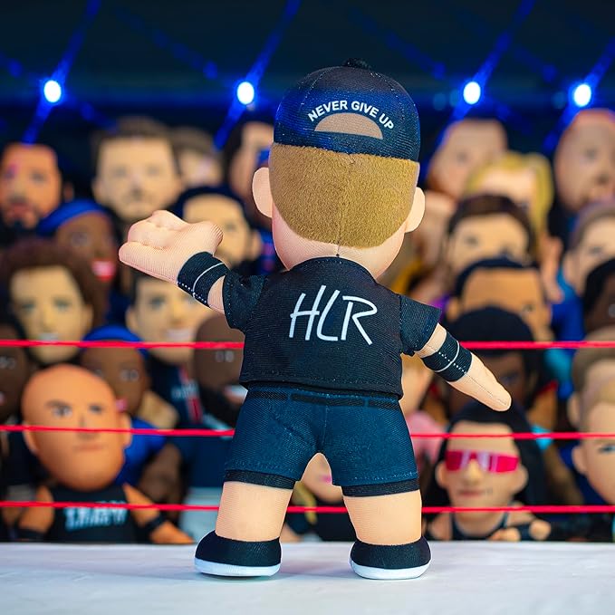 Bleacher Creatures WWE John Cena (Hustle Loyalty Respect) 10" Plush Figure - A Wrestling Legend for Play or Display