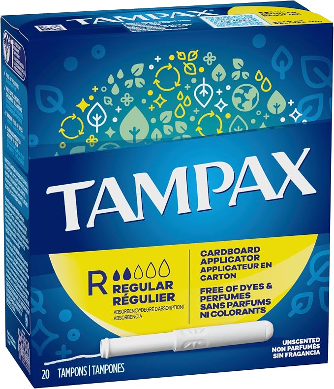 Tampax Regular Flushable, 20 Count
