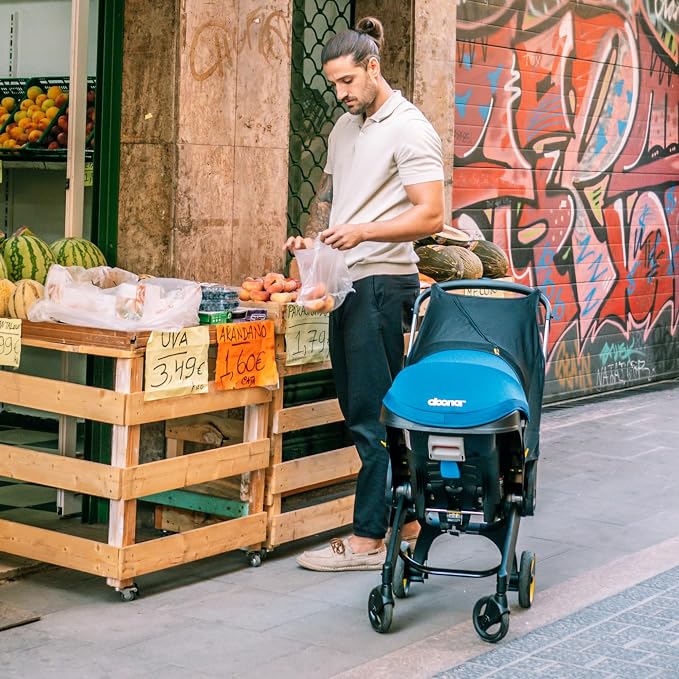 Doona Car Seat & Stroller, Midnight Edition - All-in-One Travel System