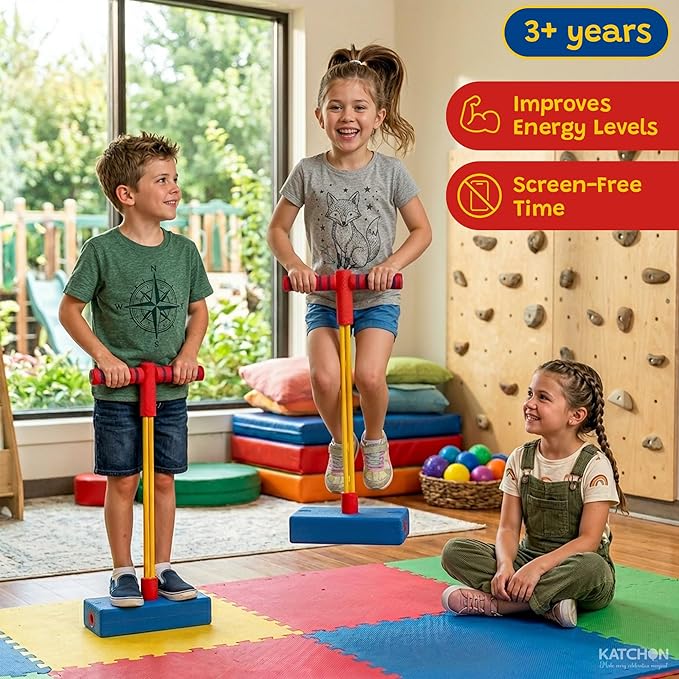KatchOn, My First Foam Pogo Jumper for Kids - Pogo Stick for Kids | Toys for 3-12 Year Old Boys, Girls | Outdoor Toys, Indoor Toys Fun Gifts | Birthday Gift 3-12 Year Old